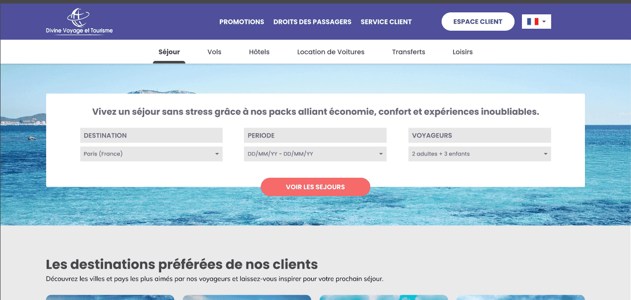 Image du projet Divine Voyage et Tourisme