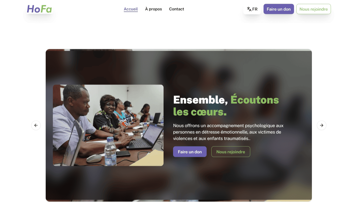 Image du projet ONG Hope & Faith