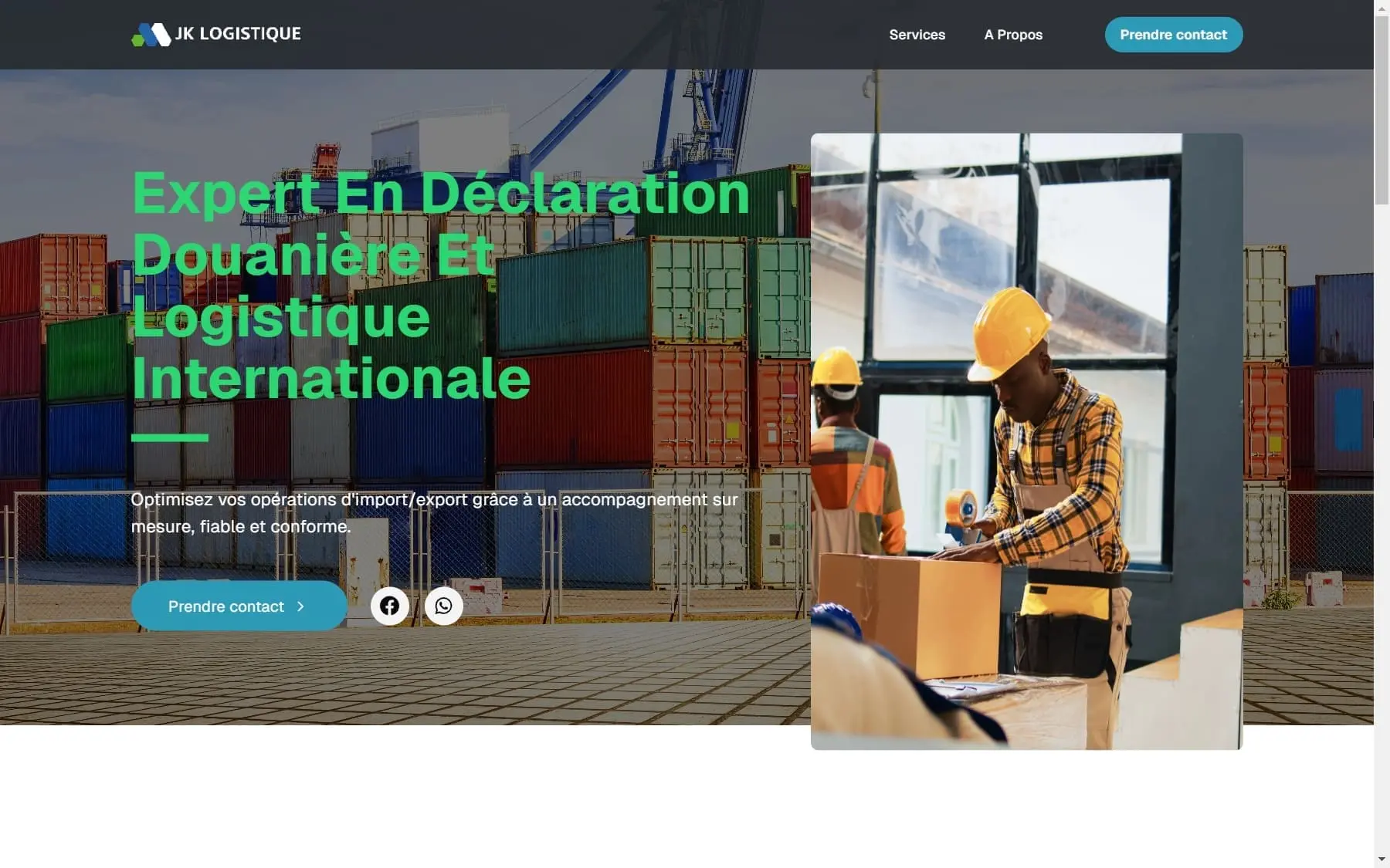 Image du projet JK LOGISTIQUE